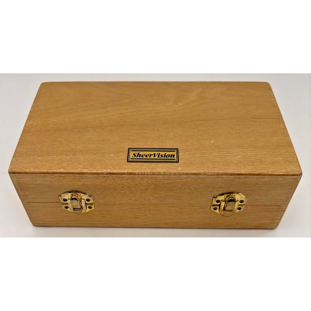 SheerVision Wooden Storage Case Box Only Velvet Lining for Dental Surgical Loupe